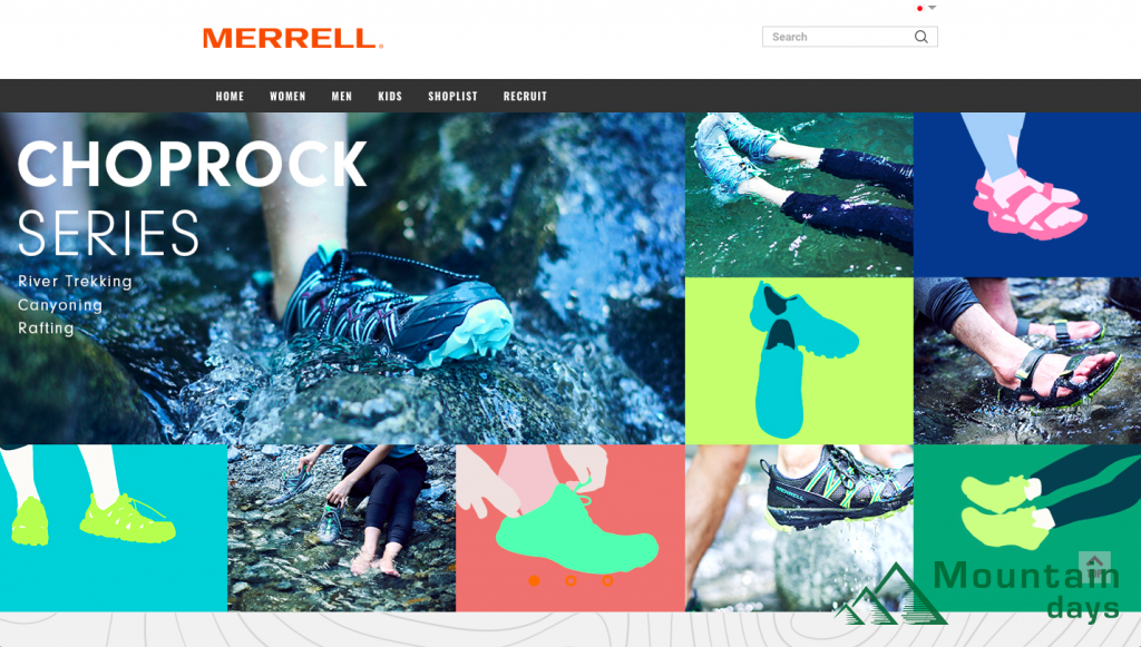 アメリカの登山靴ブランドMERRELLをご紹介しています。