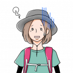 困っている表情の青葉ちゃん