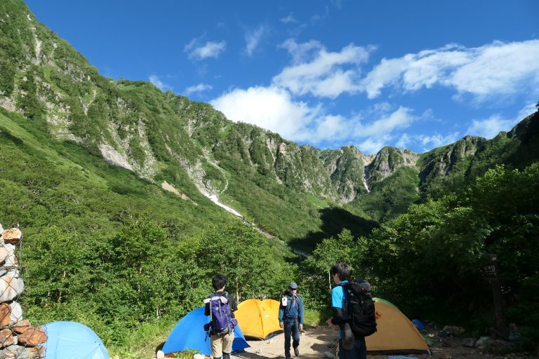 ババ平キャンプ地で撮影した写真