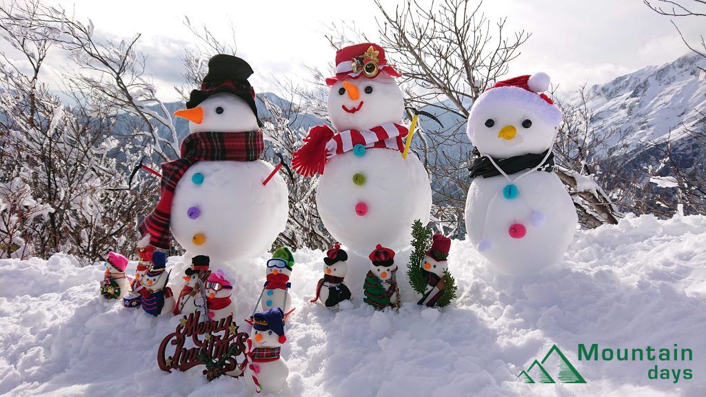 谷川岳で生きている雪だるま