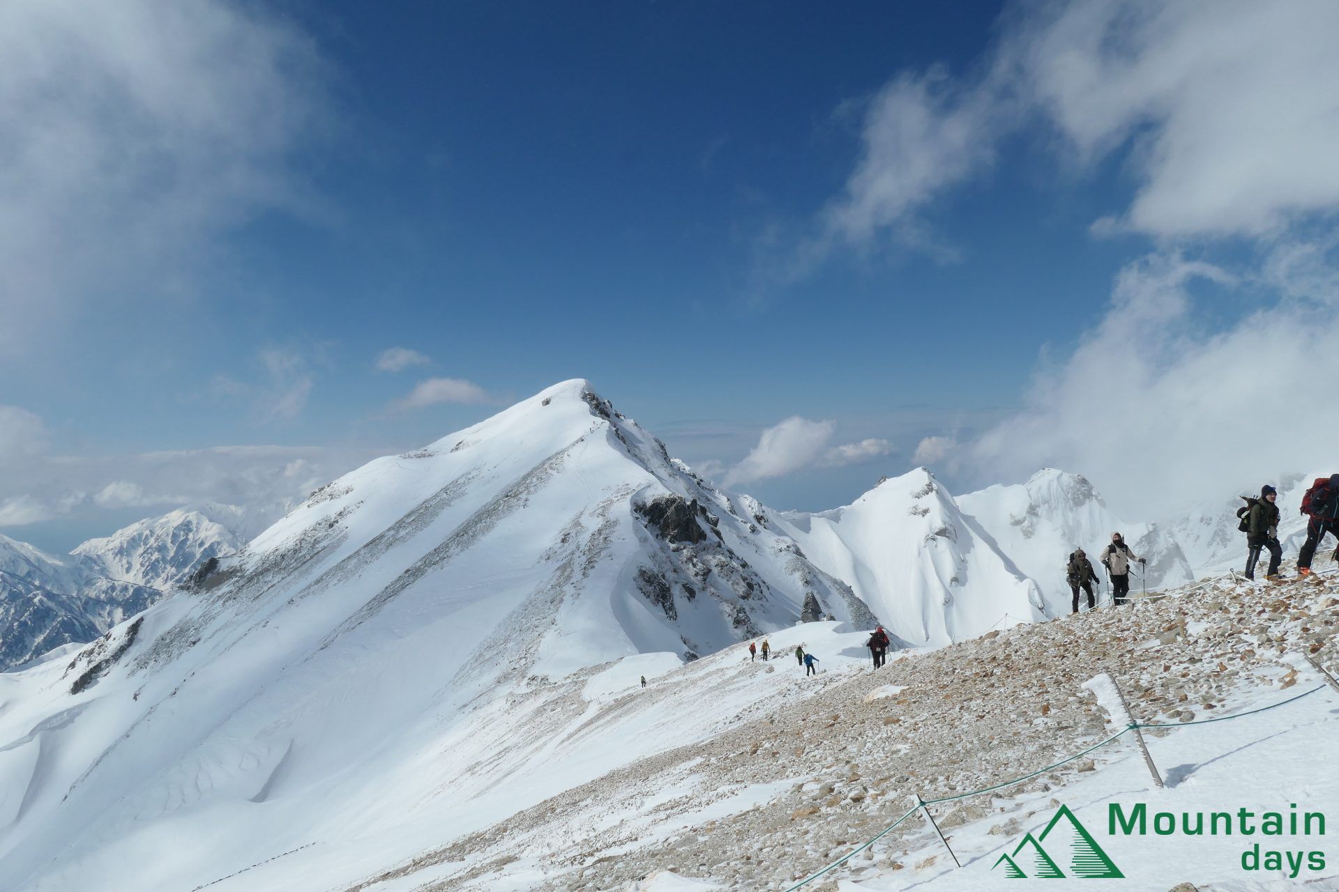 まりの登山レポ 三度目の正直で登頂した冬の唐松岳 北アルプス後立山連峰 Mountain Days